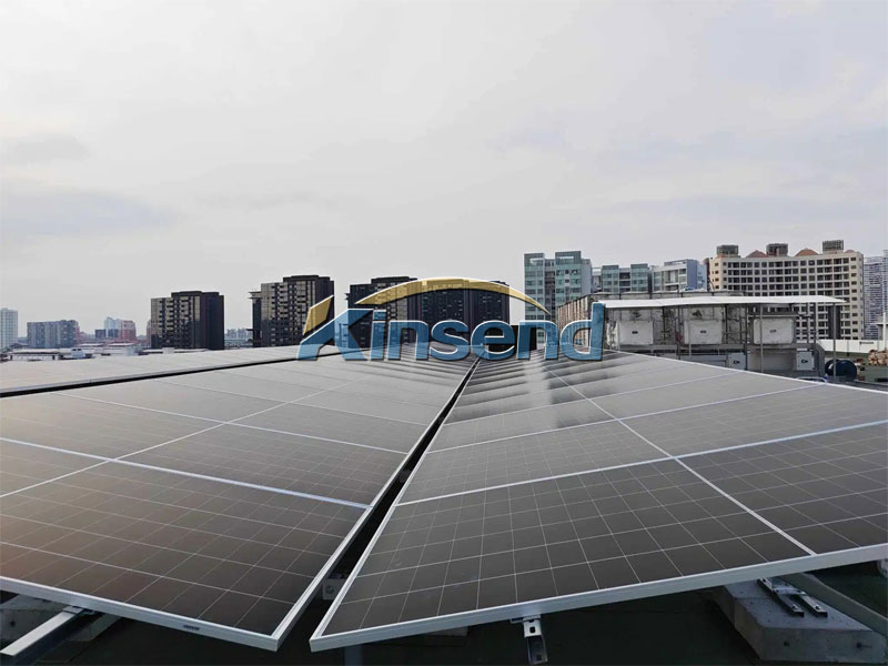 steel structure for solar panels