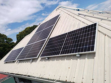 범용 사다리꼴 금속 옥상 설치 시스템, 필리핀