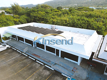 평평한 옥상 장착 조절식 발