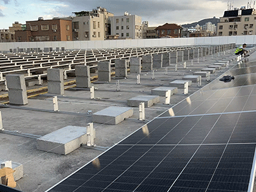 밸러스트 옥상 설치 프로젝트, 1.5MW, 중국