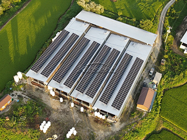 금속 지붕 장착 시스템 205KW, 한국