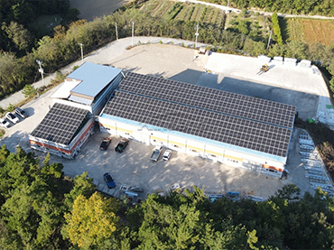 금속 지붕 장착 시스템 178KW, 한국