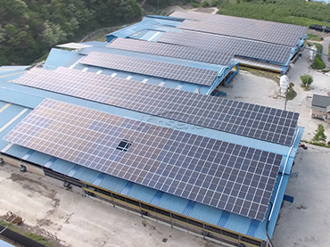 금속 지붕 장착 시스템 128KW, 한국