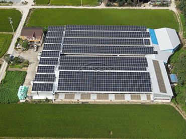 금속 지붕 장착 시스템 98KW, 한국