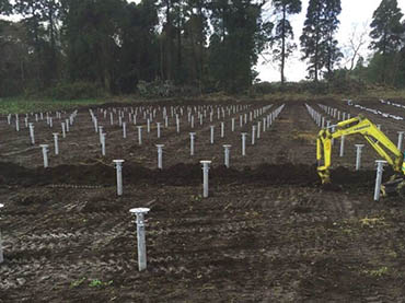 태양열 나선 접지 나사의 주조 및 적용