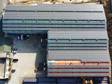 태양 금속 지붕 프로젝트 265KW, 한국