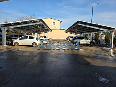 ZAM 금속 방수 태양광 카포트, 우즈베키스탄